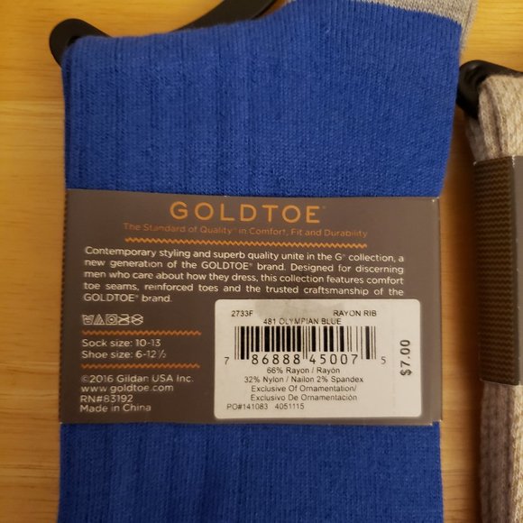 Gold Toe Socks for Men 3 Pairs - Picture 4 of 8